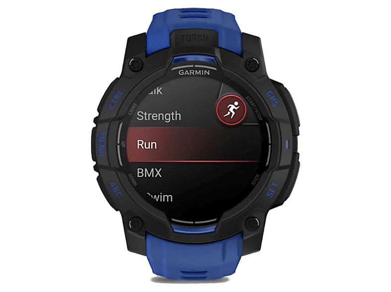 Garmin Instinct 3 AMOLED 45mm GPS Czarno-niebieski