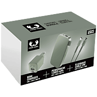 MediaMarkt Fresh 'n Rebel 8bnd-wc-cb-pb-dg - Bundel Draagbare Powerbank Groen aanbieding