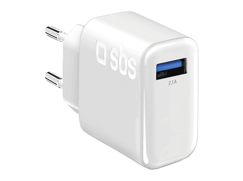 Ładowarka SBS Mobile 1x USB-A 2.1 A (TETR1USB2AWFAST)