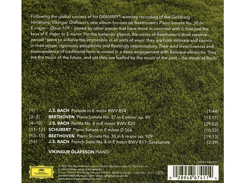 Thumbnail - Vikingur Olafsson - Opus 109 (CD)