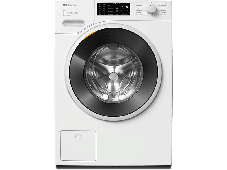 MIELE WWC384 WCS SneakerWash W1 White Edition Waschmaschine (8 kg, 1600 U/Min., A, Flusenfilter, Fremdkörperfilter)