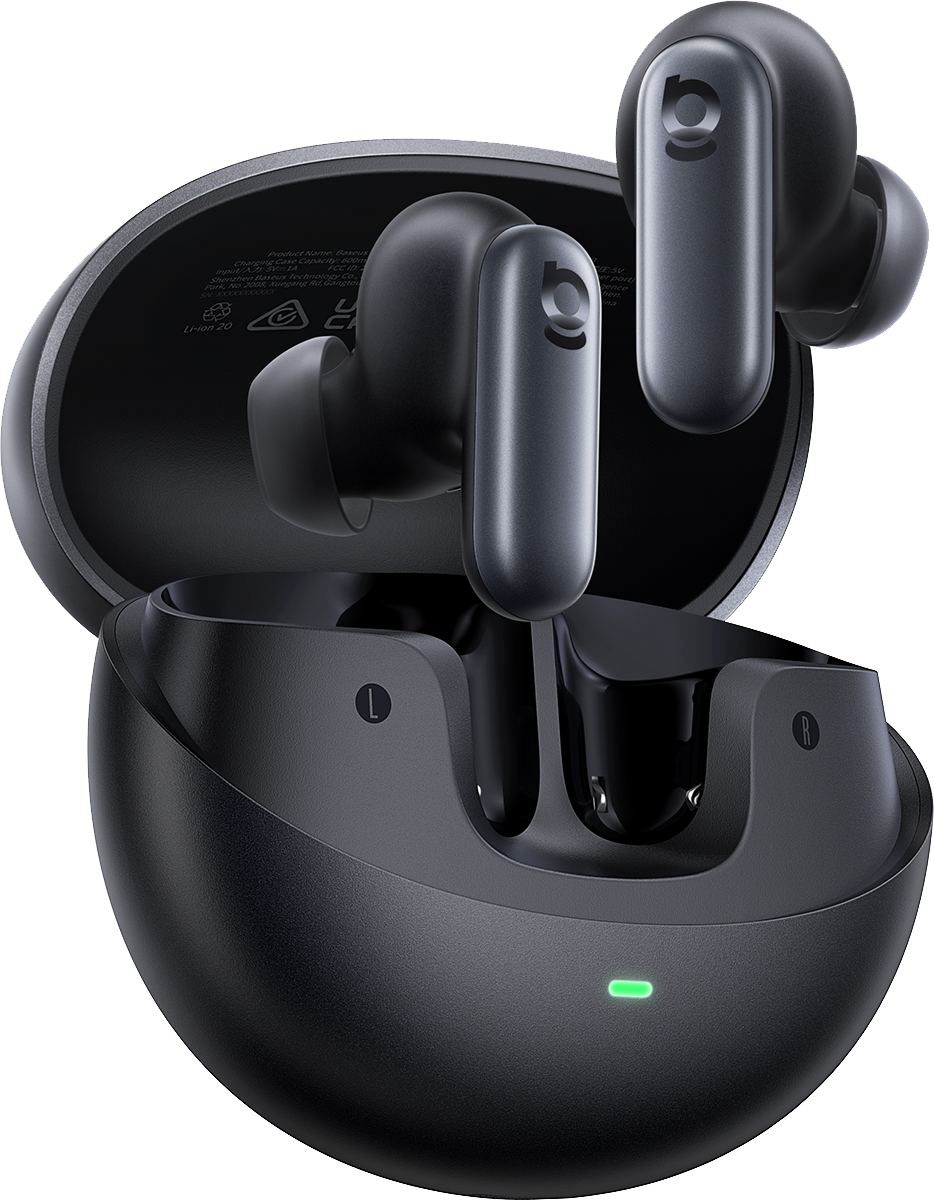 BASEUS Inspire XP1 TWS vezeték nélküli fülhallgató mikrofonnal, fekete (A0010902)