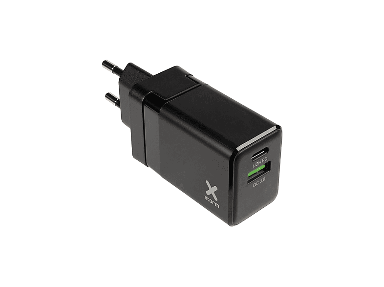 XTORM 76015 Ladegerät mit PD 3.0 und QC 3.0, 20W, 1x USB-Type-C + 1x ...