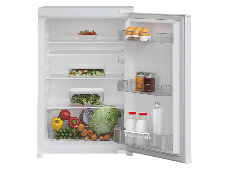BAUKNECHT BKSI 9VF2 Einbau-Kühlschrank (126 l, E, 855 mm hoch, Weiß)