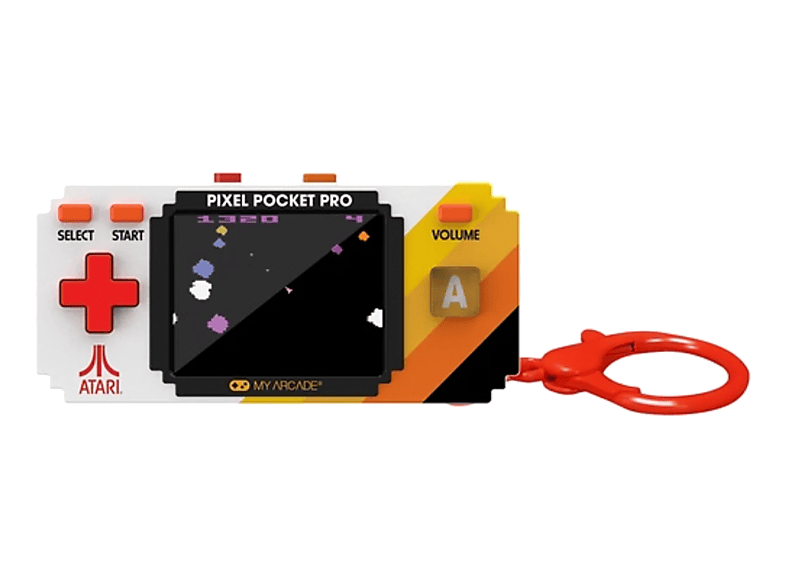 Consola retro portátil - My Arcade Pixel Pocket Pro Atari, 25 juegos Llavero