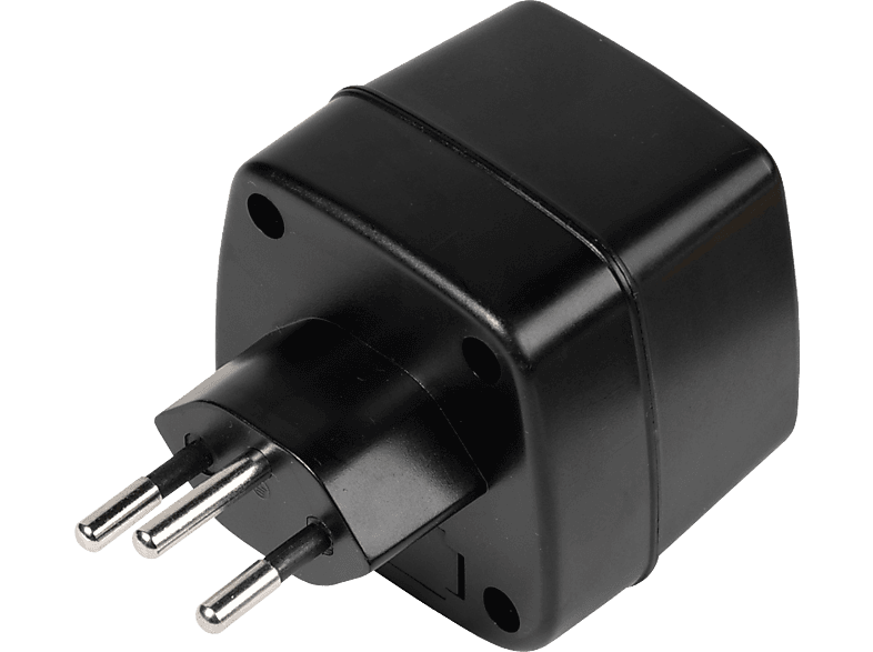 Vivanco 08554 Reisestecker Schweiz, Schuko Buchse - CH Stecker