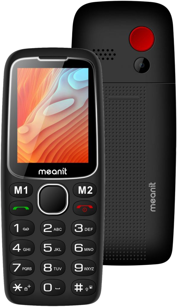 MEANIT SEN10 DualSIM Fekete Kártyafüggetlen Mobiltelefon