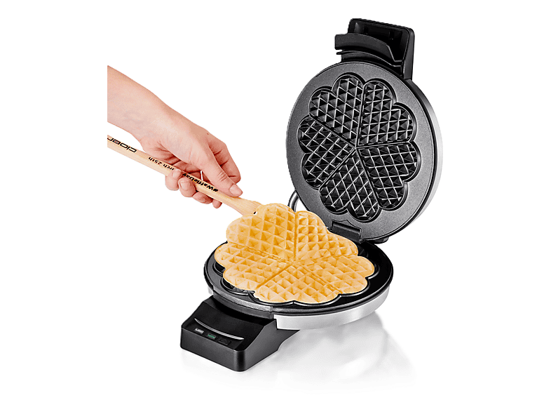 CLOER 1898 Professional Waffeleisen Edelstahl/Schwarz