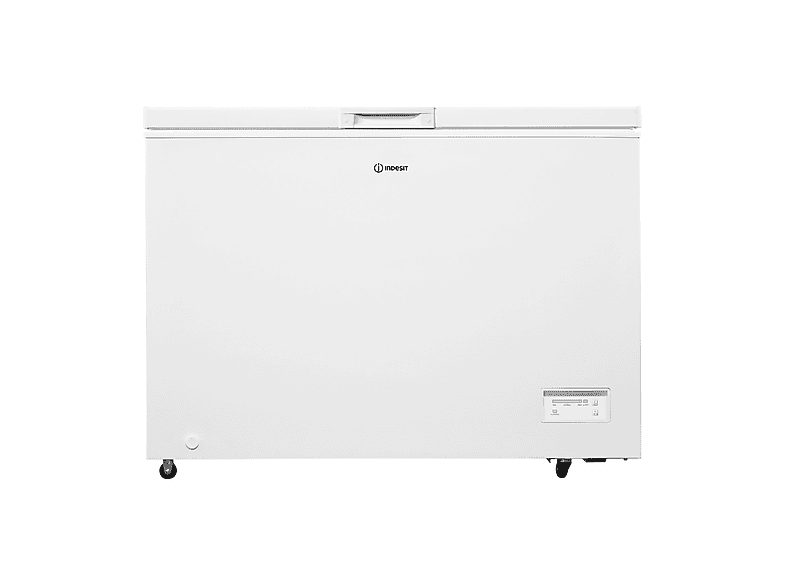 INDESIT INCF 3084 E Congelatore pozzo, Capacità netta 308 l, dimensioni: L 112 cm, A 84,5 P 70 Rumorosità 40 dB(A), Bianco, Classe