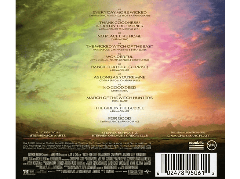 Thumbnail - Various - Wicked: For Good The Soundtrack (CD)