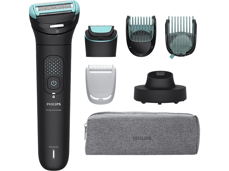 Philips Series 7000 Bodygroomer mannen Flexibel - Body Trimmer - Trimkam & Intimate Trimmer - LED licht - Oplaadstation - BG7475/15