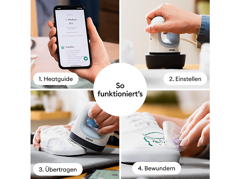 CRICUT EasyPress Mini, Heizpresse; Heizpresse — Foto 5 von 5