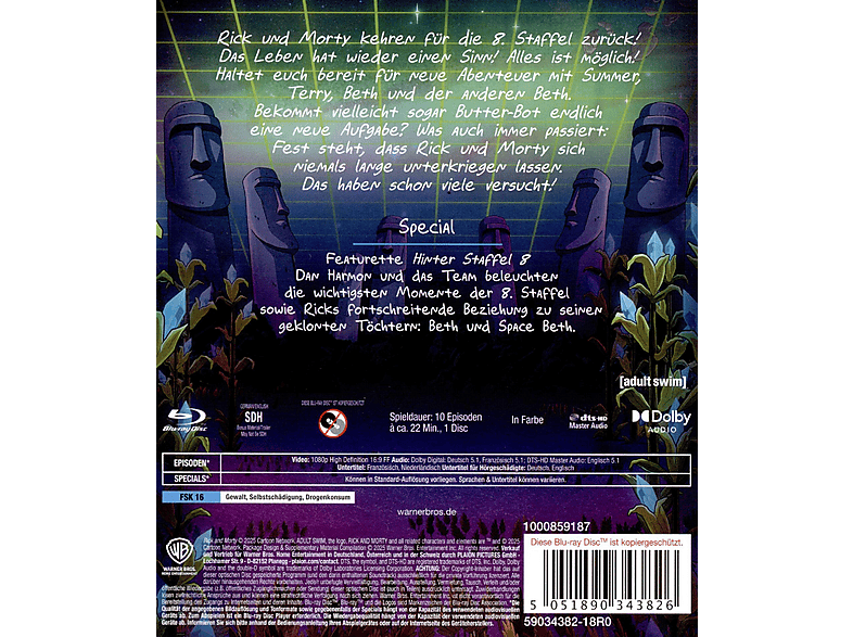 Rick and Morty: Die komplette 8. Staffel [Blu-ray] — Foto 2 von 2
