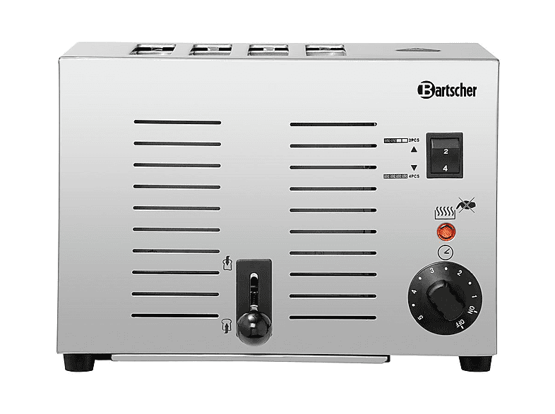 Thumbnail - BARTSCHER 100292 TS40 Toaster Silbergrau (1800 Watt, Schlitze: 4)