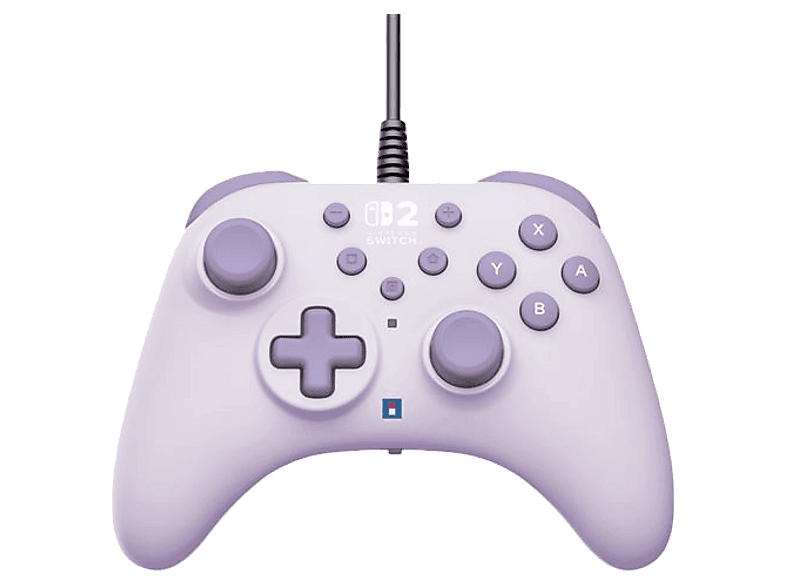 Mando Nintendo Switch - Hori Horipad Turbo, 2, Con cable, Lavanda