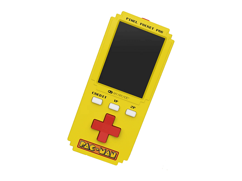 Consola retro portátil - My Arcade Pixel Pocket Pro Pac-Man, 2 juegos, Llavero