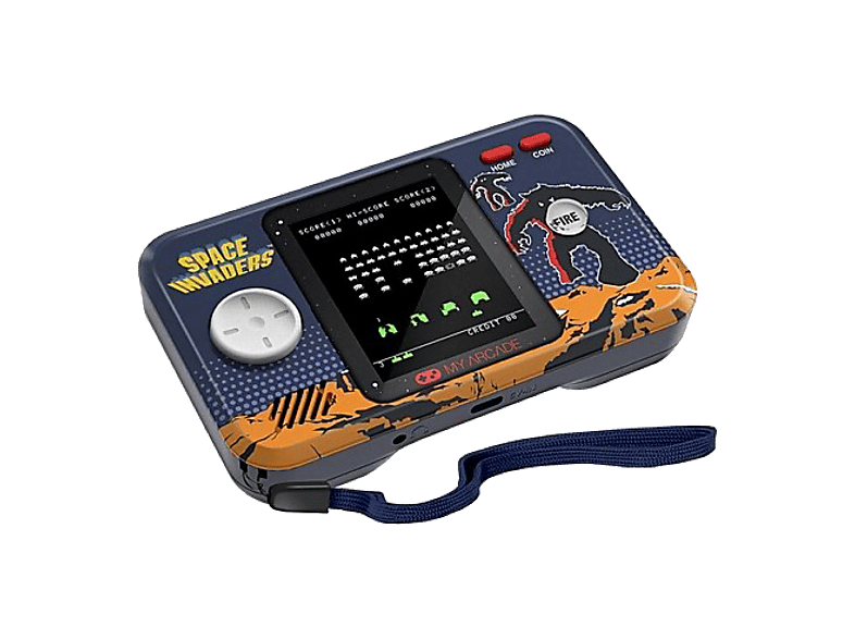 Consola retro portátil - My Arcade Pocket Player Pro Space Invaders + Travel Case