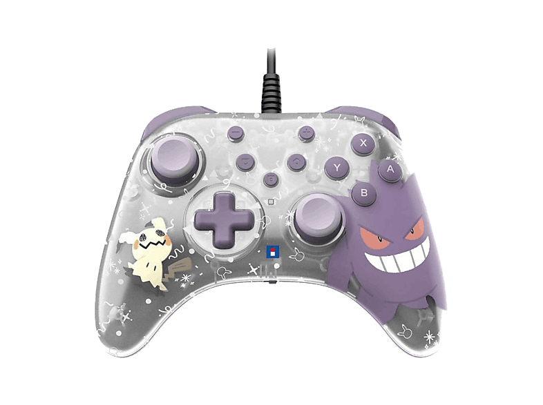 Mando Nintendo Switch - Hori Horipad Turbo Gengar & Mimiku, 2, Con cable