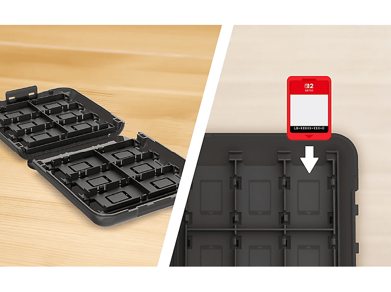 Hori 24-Game Card Case für Nintendo Switch 1+2; Aufbewahrungsbox — Foto 5 von 5