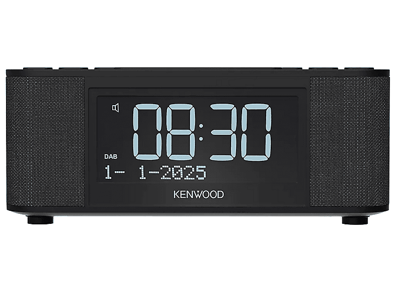 Kenwood CR-ST55DAB Radiowecker mit Bluetooth®, DAB+ und ASA-Warnfunktion, Schwarz; DAB+ Radio