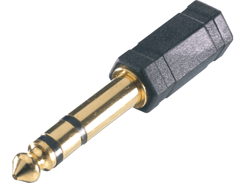 Vivanco 04082 Klinken Adapter, 6.3 mm - 3.5 mm