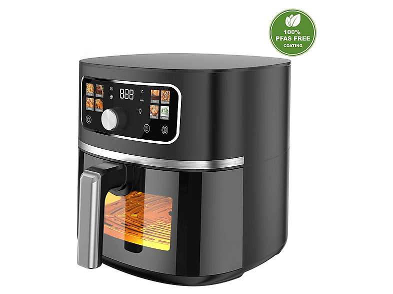 Emerio AF-133253.1 Smart Fryer Heißluftfritteusen 5,7 kg, 1600 Watt, Schwarz — Foto 2 von 5