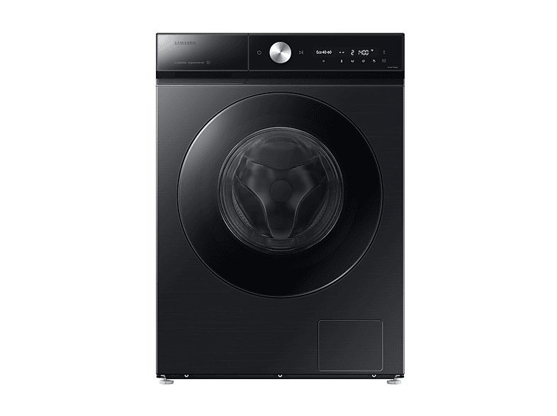 Samsung Ww90Db8U95Gbu3 Lavatrice, Caricamento Frontale, 9 Kg, 25 Programmi, Profondità 60 Cm, Nero, Livello Rumorosità Centrifuga 72 Db(A), Classe A
