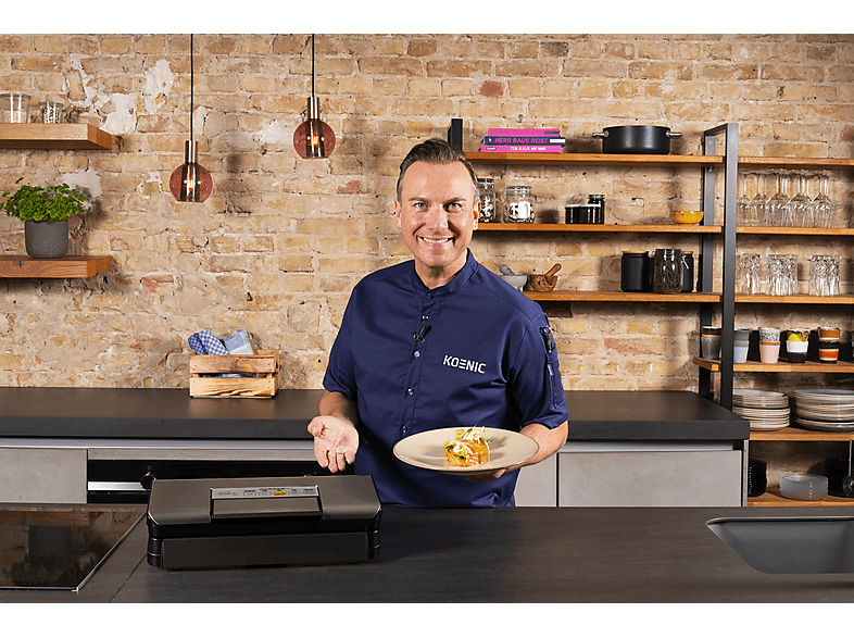 Thumbnail - KOENIC KVS-TR 13525 M Vakuumierer Silber/Schwarz