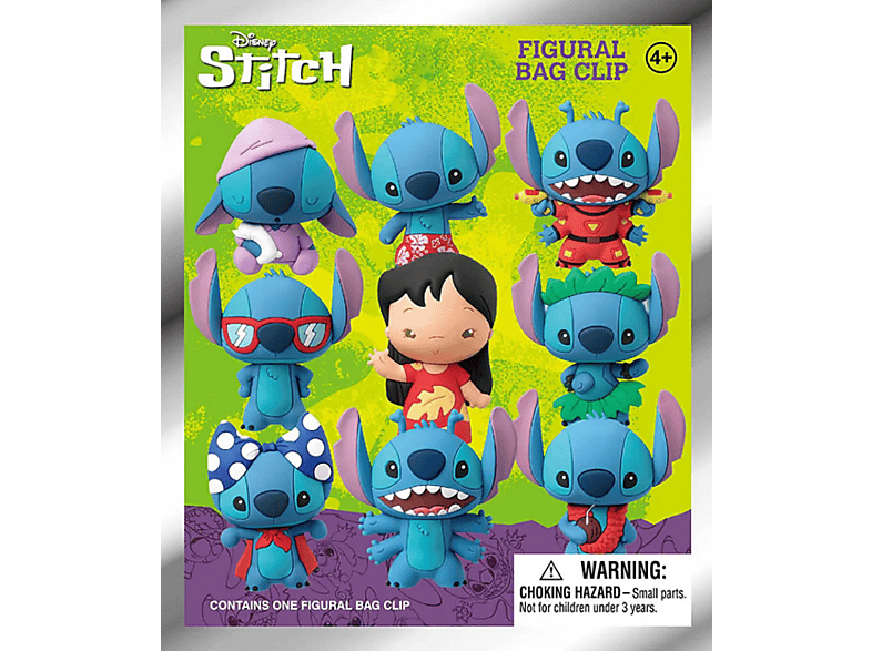 Stitch Bag Clip Serie 1 – Überraschungs-Sammelfigur 6cm für Taschen & Schlüssel