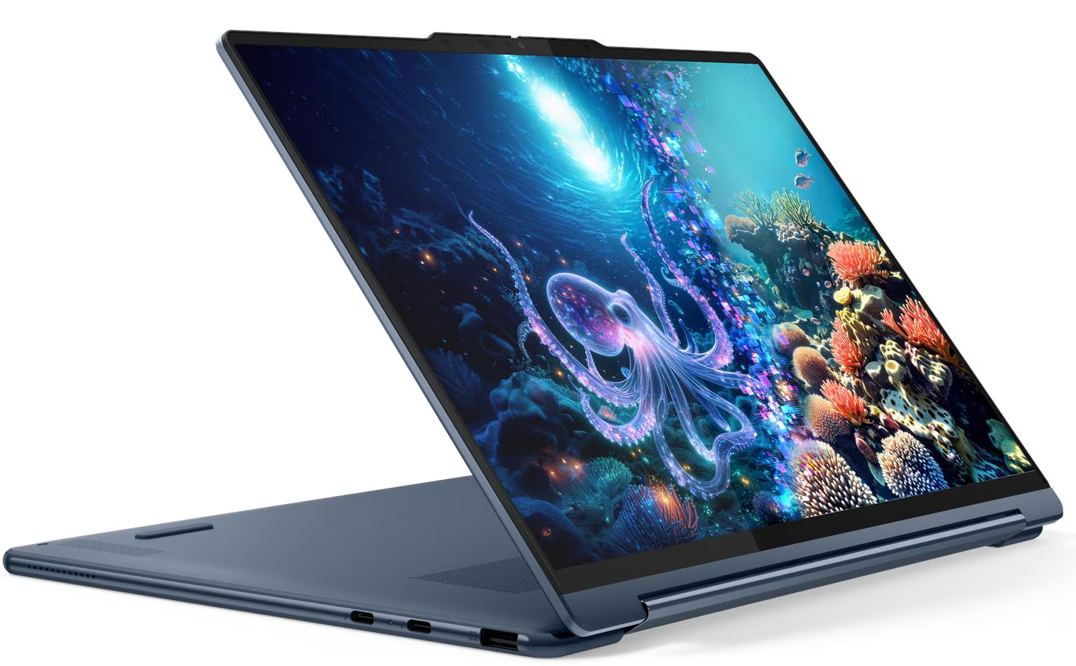 LENOVO Yoga 9 2-in-1 14ILL10 83LC001PHV Kék 2in1 eszköz (14" 2.8K WQXGA+ OLED Touch/Core Ultra 7/16GB/1024 GB SSD/Intel Arc/Win11H)