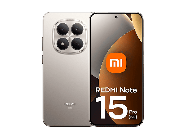 XIAOMI Redmi Note 15 Pro 5G 8+256, 256 GB, TITANIO