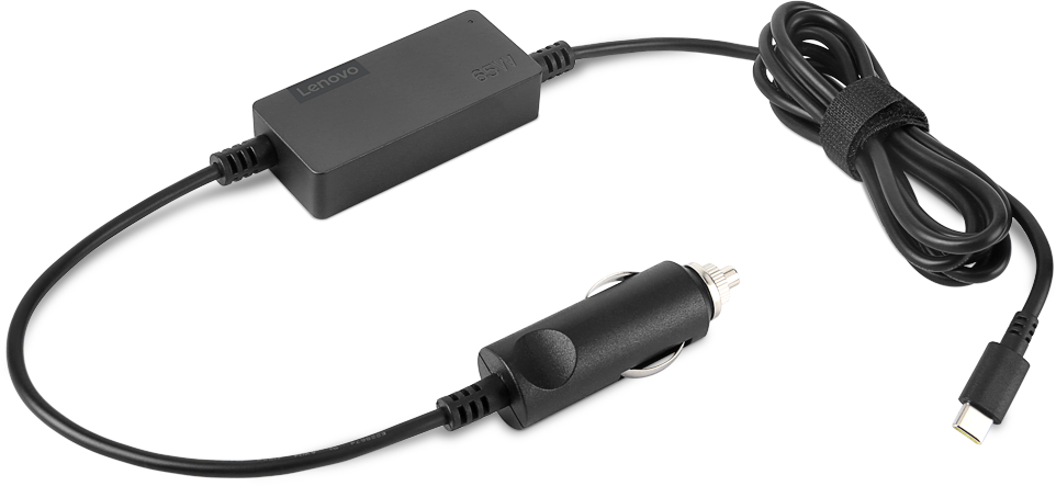 LENOVO Notebook autós utazó adapter, 65 W, USB-C (40AK0065WW)