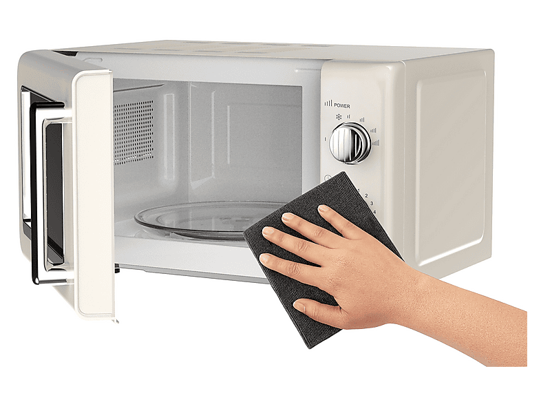 Silva-Schneider MW-R 25.3 Retro-Mikrowelle (700 Watt, Freistehend, 20 l, Beige) — Foto 5 von 5