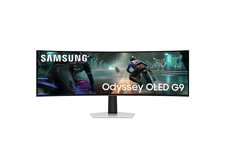 Samsung Srebrny Monitor Odyssey Oled G9 Ls49dg910suxen 49 Dqhd 0.003Ms 144Hz