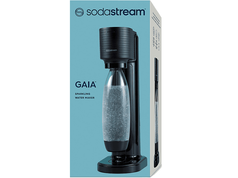 Sodastream Gaia Wassersprudler, CO² Zylinder inklusive , Schwarz — Foto 2 von 2