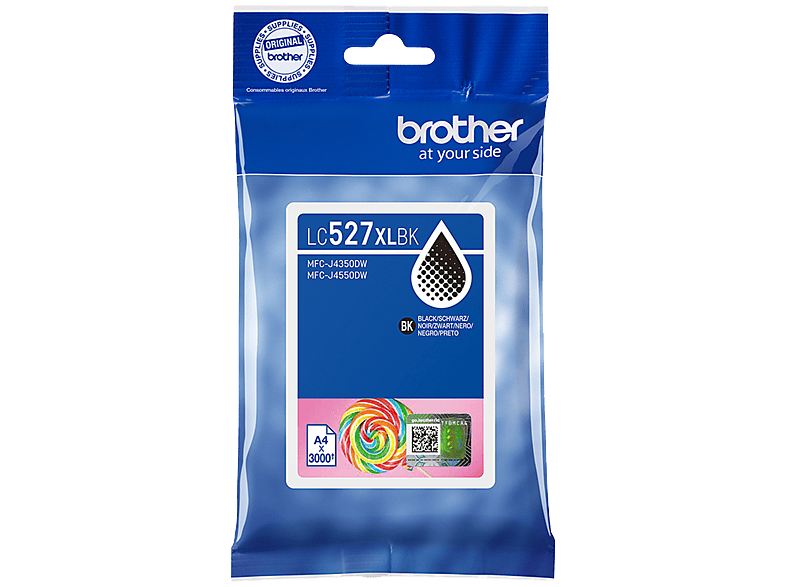 Cartouche d'encre noire XL Brother LC-527XLBK