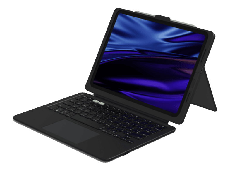 ZAGG Pro Keys Connect iPad Air11 M3/M2 (CH) Tablet-Tastatur mit Schutzhülle Schwarz