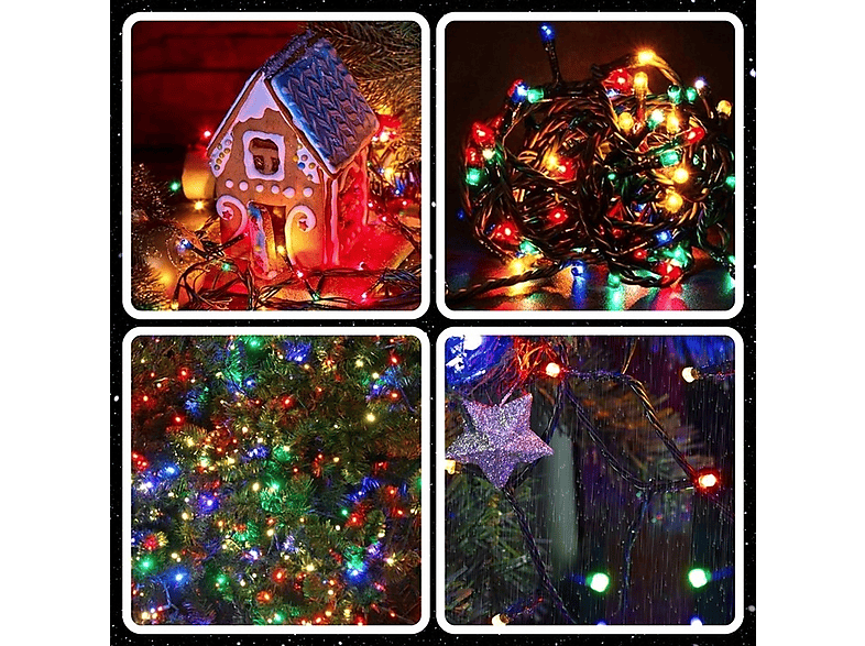 Lampki choinkowe EXTRALINK A34 300 LED Sieciowe 21.7 m Ciemnozielony – zdjęcie 2