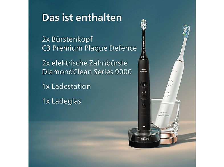 d*K様 ♦︎PHILIPS Sonicare 9000 DiamondClea PHILIPS SONICARE DiamondClean 9000 HX9914/57 Duo Spazzolino