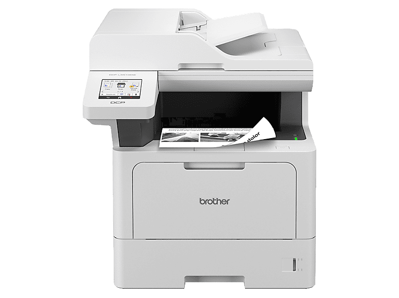 Brother MFC-L5710DN, Multifunción, Monocromo, Doble Cara, 48 ppm, Pantalla táctil de 8.9 cm