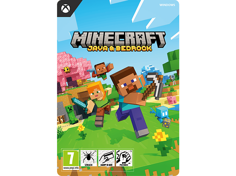 Kod aktywacyjny MICROSOFT Gra PC Minecraft Java & Bedrock Edition ...