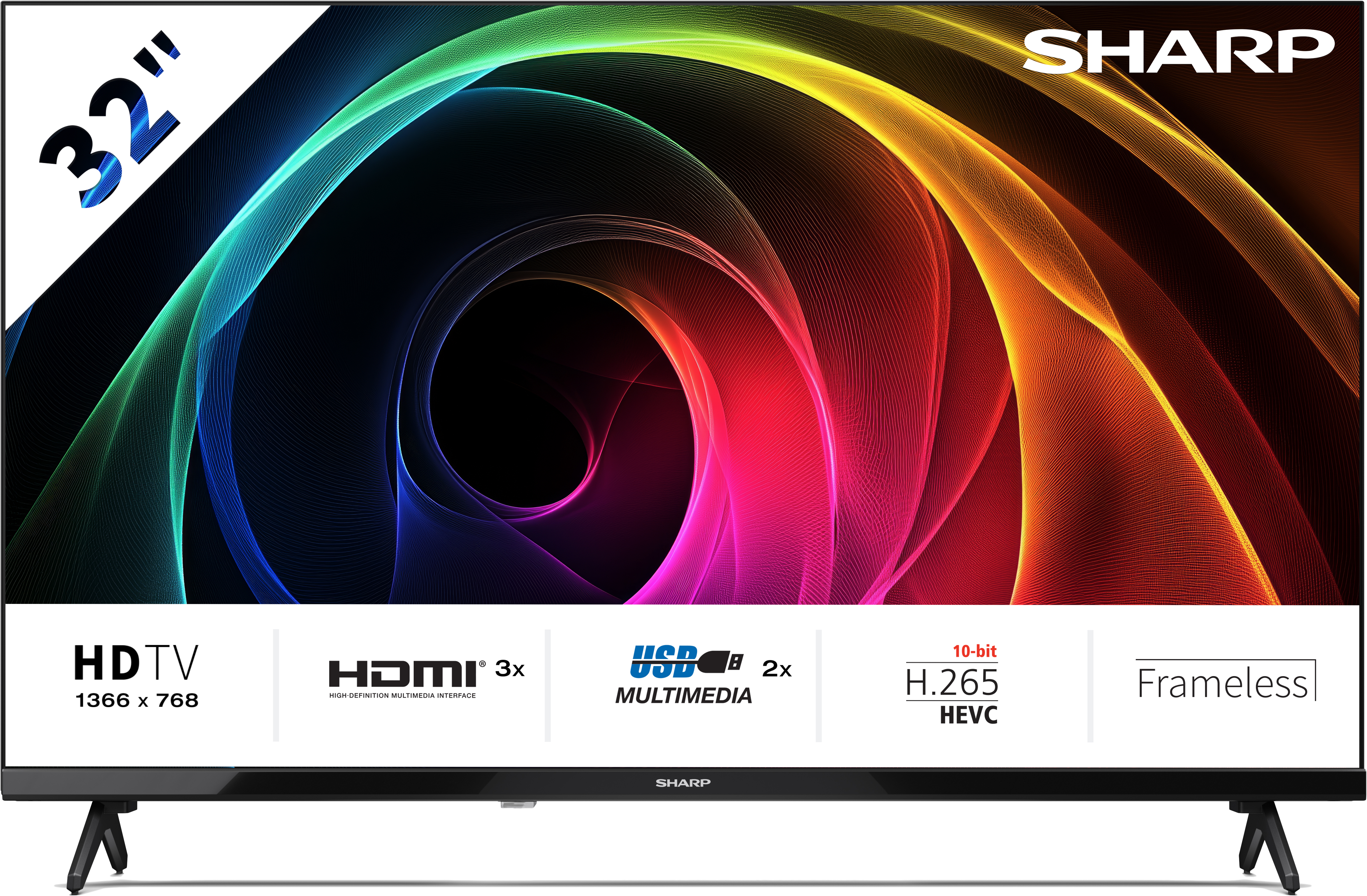 SHARP 32HA1205E HDReady LED TV, 80 cm