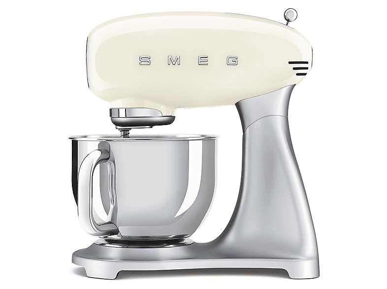 Smeg SMF04CREU 50' Style Küchenmaschine Creme (Rührschüsselkapazität: 4,8 l, 800 Watt)
