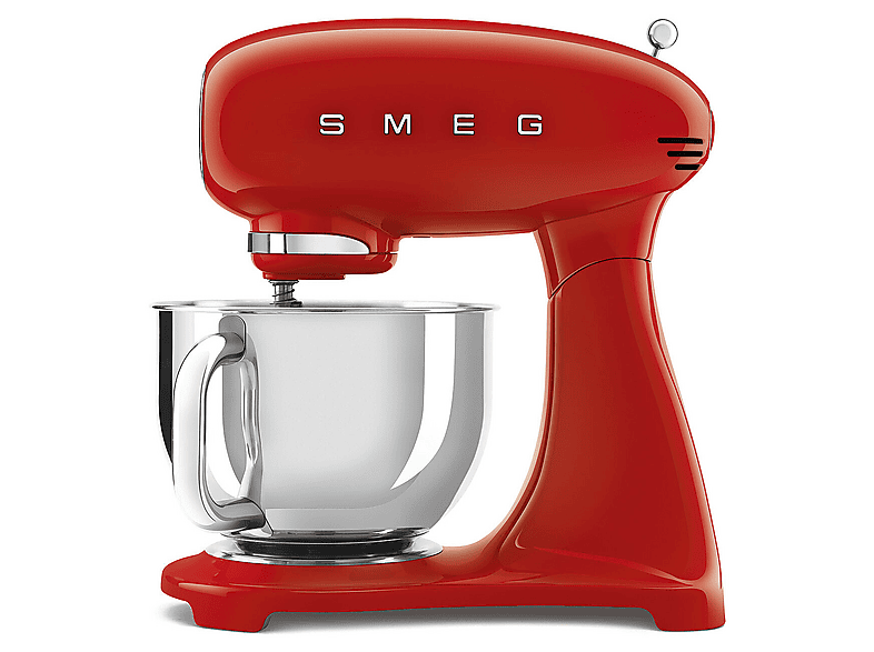 Smeg SMF05RDEU 50' Style Küchenmaschine Rot (Rührschüsselkapazität: 4,8 l, 1000 Watt)