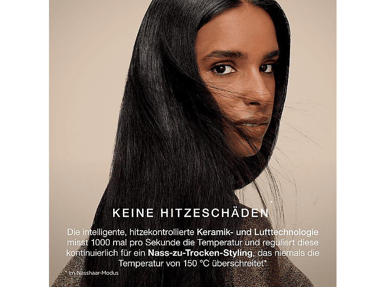 Thumbnail - SHARK HT302EUPK Glossi 2-in-1 Warmluftbürste mit beheiztem Keramikkamm in Lychee,