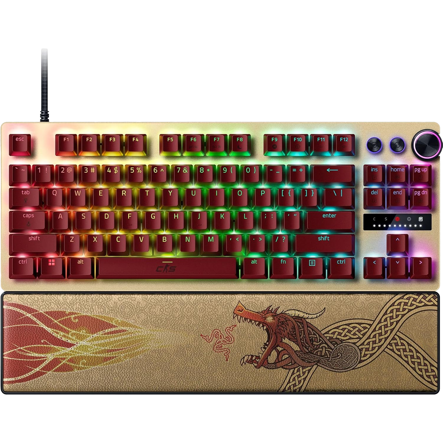Razer Huntsman V3 Pro Tenkeyless Gaming Keyboard - Counter-strike 2 Edition Us Qwerty Layout Bedraad Gamingtoetsenbord Counter Strike