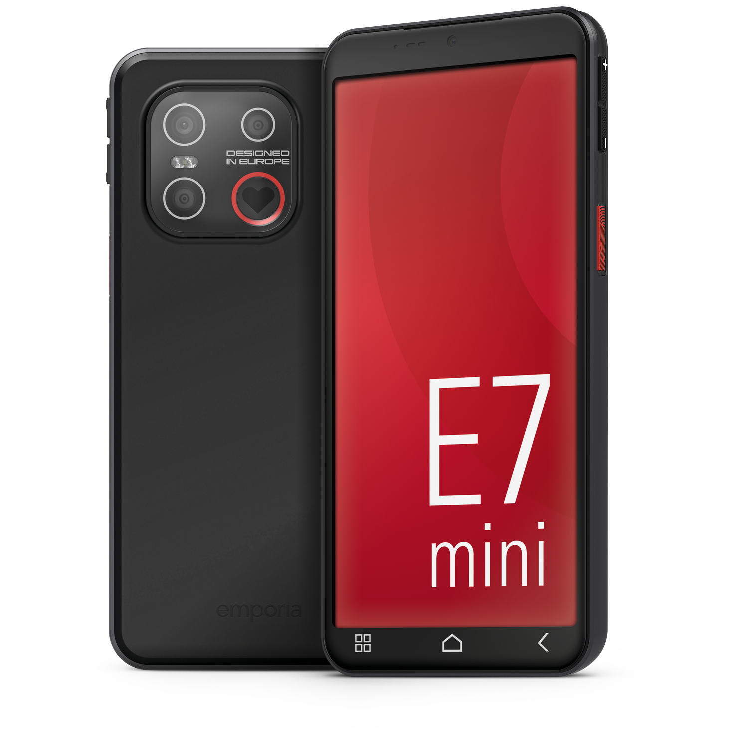 Emporia Smart 7 Mini Senior Smartphone - 128 Gb Zwart