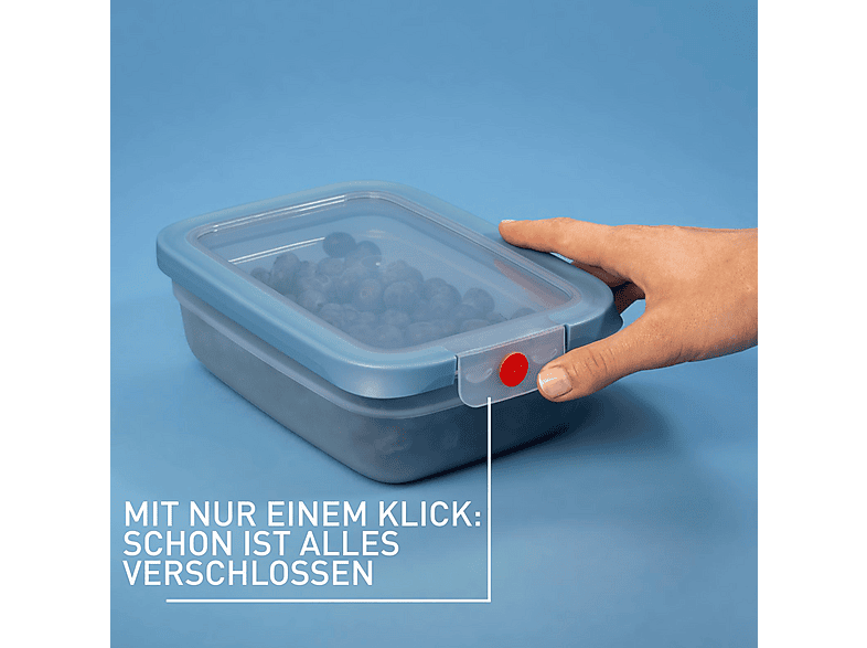Emsa One Click Frischhaltedosen 3er, Blau — Foto 3 von 5