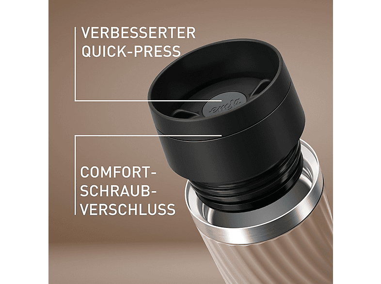 Emsa Travel Mug Classic 0.36l, Braun; Isolierbecher — Foto 4 von 5