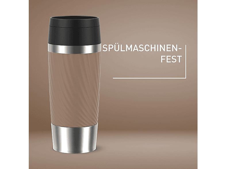 Emsa Travel Mug Classic 0.36l, Braun; Isolierbecher — Foto 3 von 5